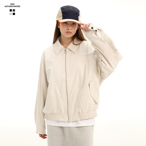 Veste décontractée pour homme de style Old Money, col montant, polyester, résistante aux déchirures, style streetwear, poches 3D, coupe ample, polyvalente - Product Image 3