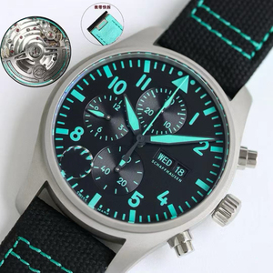 Reloj Mecánico de Lujo para Hombre, Icónico, con Esfera de 43 mm, Reloj Automático Royce, Cronógrafo, Acero Inoxidable, Estilo Piloto Clásico, ETA - Product Image 3