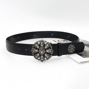 <span class=keywords><strong>Ceinture</strong></span> <span class=keywords><strong>en</strong></span> <span class=keywords><strong>cuir</strong></span> cloutée style western rétro Y2K avec boucle tête de mort pour hommes et femmes, boucle <span class=keywords><strong>en</strong></span> alliage élégante, largeur 3,8 cm, <span class=keywords><strong>ceinture</strong></span> punk quotidienne - Product Image 4