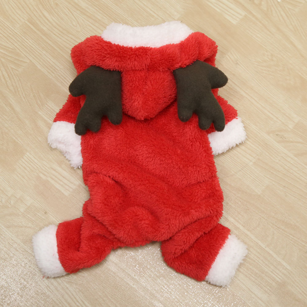 Flanelle d'élan rouge à quatre pattes