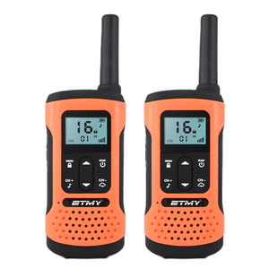 Dual PTT Radio UHF 400-480MHZ Analog handheld <b>walkie</b> <b>talkie</b> long distance Channel Scanning multi color to choose ETMY ET-T8 - Product Image 1