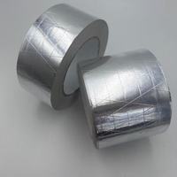 Ruban adhésif en aluminium et fibre de verre FSK Scrim Kraft, ruban adhésif renforcé réfléchissant pour l'isolation des systèmes HVAC, pour la réparation, imperméable et adhésif