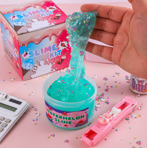 Nuevo Set de Slime de Sandía de 200 ml para Niños, Juguete Educativo para Aliviar el Estrés, Set de Manualidades - Product Image 3
