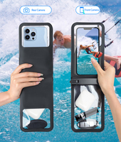 Vente chaude IPX8 PVC étanche housse de téléphone pour téléphone portable écran tactile Mobile étanche pochette sac avec sangle pour téléphones