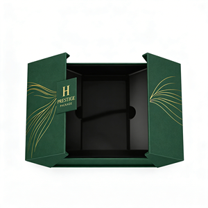 Caja Rígida Magnética para Perfume con Doble Puerta, Personalizada con Logotipo en Lámina Dorada, Fabricación Directa de Fábrica OEM ODM, Superventas - Product Image 6
