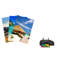 Papel Fotográfico Premium de Alto Brillo MR.R con Logotipo Personalizado, 200gsm, para Fotografía, Impresión de Inyección de Tinta, para Usar en Marcos de Fotos y Velas