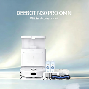 สำหรับ ECOVACS สำหรับ DEEBOT N30 Pro Omni หุ่นยนต์ดูดฝุ่นถูพื้น รุ่น Launch แรงดูด 10000Pa ระบบ TruEdge Adaptive Edge Mopping ZeroTangle 2.0 - Product Image 1