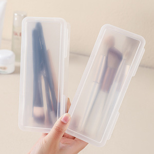 Transparent Pencil <b>Storage</b> <b>Box</b> For Children Colored Pencils Crayons <b>Drawing</b> Sketching Case Desktop Organizer 22g Zhejiang - Product Image 1