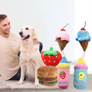 Jouets en peluche pour animaux de compagnie mignon chien Fruits chien jouet grinçant jouets pour animaux de compagnie en gros - Product Image 4