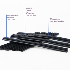 סופר גמיש 1500pa windproof קל נקי לאטום epdm נקי עבור עובש מטבח עמיד שמן עבור התקנת בורג דלת - Product Image 5