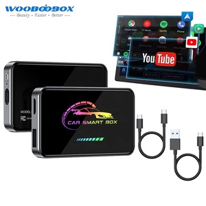 กล่อง Carplay Aibox 32GB โลโก้สั่งทำได้ ราคาถูก กล่องวิดีโอ Ai ในรถยนต์ อะแดปเตอร์ Android Auto ไร้สายสำหรับรถยนต์ รองรับ Youtube - Product Image 1