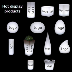 Caja de Luz LED Personalizada con Soporte, Impresión de Logotipo Personalizada, Columna de Exhibición Iluminada Inalámbrica para Ferias y Eventos - Product Image 6