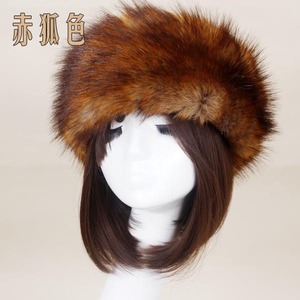 Gorro <span class=keywords><strong>de</strong></span> Invierno para Mujer, Estilo Ruso, con Orejeras, <span class=keywords><strong>de</strong></span> Piel Sintética <span class=keywords><strong>de</strong></span> Zorro, para Esquiar - Product Image 6