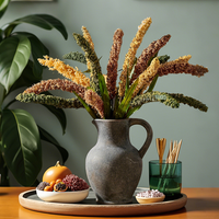 Vase en céramique pour la décoration de restaurants et cafés, vase à fleurs en porcelaine de qualité commerciale pour les lieux d'affaires et la décoration intérieure