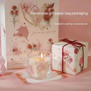 Candele Aromaterapiche Rosa con Eleganti Confezioni Regalo per Compleanni e <span class=keywords><strong>Regali</strong></span> di Amicizia per Ragazze - Product Image 4