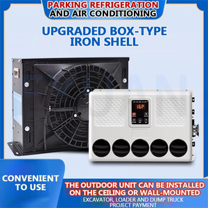 Aire Acondicionado Eléctrico de 12V/24V para Autocaravanas, Modificación de Aire Acondicionado para Camiones Pesados, Máquina de Refrigeración para Excavadoras - Product Image 3