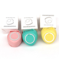 Brosse de bain pour animaux de compagnie, brosse de douche pour chiens et chats, exfoliant en silicone, cartouche de bulles de douche intégrée, produits de nettoyage pour animaux de compagnie OEM, durables