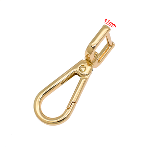 Gancho giratorio de buena calidad, hebilla giratoria de gran tamaño, lazo cuadrado, Clip para perro resistente, suministro de grabado personalizado/Logotipo láser - Product Image 3