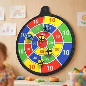 Play Safe <b>Dart</b> Toy Washable 16 Inch Plastic Dartboard Safety Lightweight - Product Image 1
