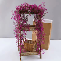 Plante murale en rotin vert ultra-réaliste, petite saule doré longue durée pour la décoration murale de la maison
