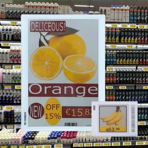 Étiquette électronique de rayon E Ink NFC ESL de 1,54 pouce, écran E Ink de 1,5 pouce, affichage E-Ink, étiquette numérique E-Paper et ESL pour supermarché - Product Image 1