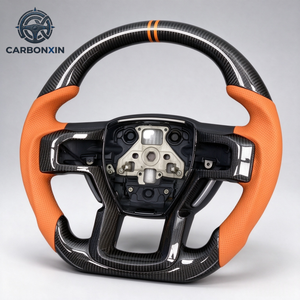 Volante Deportivo Personalizado de Fibra de Carbono para Ford F-150, Modificación y Mejora del Volante para Autos de Carreras - Product Image 6