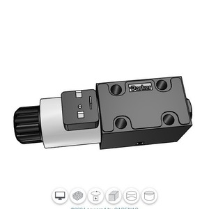 Válvula de Control Direccional Parker D1VW020BNJW, 4 Vías, Reversión, 315 Bar, 60 L/min, Hidráulica Electromagnética - Product Image 3