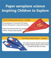 Livre de jouets éducatifs en papier origami pour enfants, avions en papier faits à la main, artisanat artistique, jouets origami, jouets classiques pour enfants