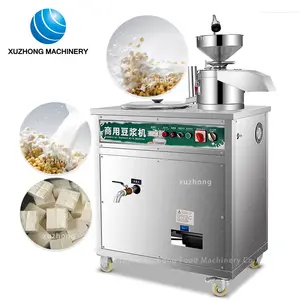 Electric soya bean milk flavor/filter and cook together soy beans milk making machine with good price