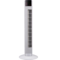 Ventilateur de tour à moteur de haute qualité de 32 pouces, ventilateur électrique intelligent oscillant silencieux en plastique pour usage domestique et hôtelier avec télécommande