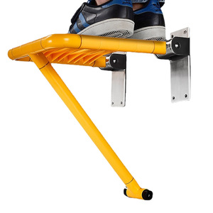 Bathroom <b>Folding</b> <b>Seat</b> Yellow 150 Kg Capacity Wall Mounted <b>Shower</b> Stool For Elderly Safety Equipment - Product Image 5