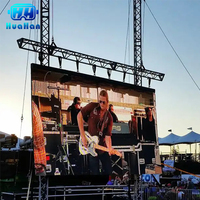 5M X 3M Pantalla Led al aire libre P3.9 Pantalla táctil Led Interior Etapa Telón de fondo Pantalla publicitaria