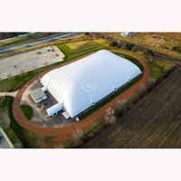 Nouveau site sportif de tente de dôme d'igloo de structure de membrane d'air de bâtiment de film de gaz extérieur à vendre