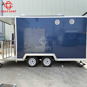 Carrito de comida móvil sobre ruedas, remolques de comida callejera Kebab con porche, totalmente equipado para EE. UU., camión de comida rápida con cocina completa - Product Image 3