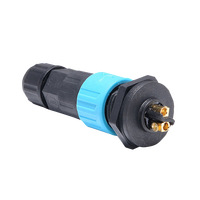 Système d'alimentation solaire à verrouillage rapide A12 A14 A16 A18 A19 A25 IP68, étanche, avec connecteurs FPC, LED, contacts en cuivre, boîtier en nylon, mâle/femelle