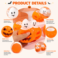 Vente en gros usine : Mini jouet à presser fantôme pop en forme de citrouille effrayante, unisexe, pour 14 ans et plus, pour fêtes d'Halloween et de Noël