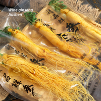 Racine de ginseng Panax de qualité supérieure pour infusion de vin/liqueur, ginseng entier séché, idéal pour la fabrication de vin tonique maison au ginseng