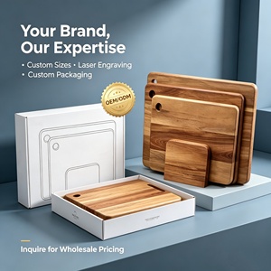 Ensemble de 3 planches à découper en bois d'acacia avec support de rangement, ensemble de planches à fromage et à charcuterie - Product Image 5