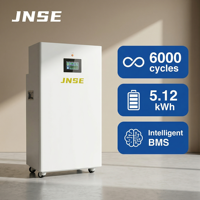 Système de stockage d'énergie domestique split haute qualité 16 kWh LiFePO4, batterie solaire haute densité hors réseau sur pied