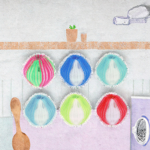 Bolas de Secado y Suavizante de Telas Reutilizables de PVC para Lavandería - Product Image 3