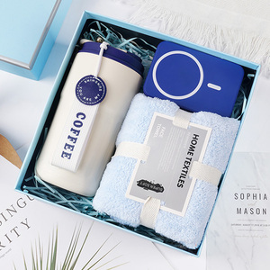 Kits <span class=keywords><strong>Cadeaux</strong></span> d'Anniversaire : Tasse à Café + Serviette + Ensemble d'Aromathérapie Liquide, Coffret Cadeau Promotionnel <span class=keywords><strong>pour</strong></span> Hommes et Femmes - Product Image 5