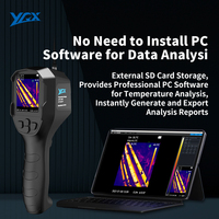 Caméra thermique infrarouge portable YXI96 Pro, caméra d'imagerie thermique réseau, IP54, OEM/ODM, caméra de dépistage thermique