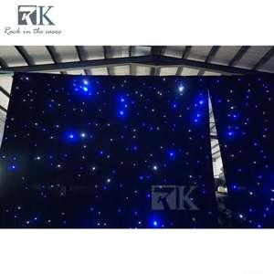 Cortina Eléctrica de Fácil Instalación RK, Cortina de Tubo de Aluminio para Bodas y Eventos - Product Image 4