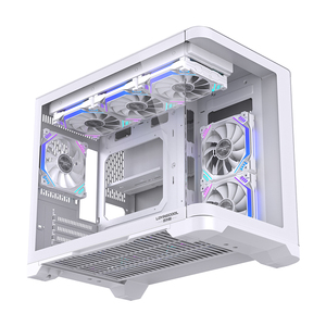 Lovingcool Full Tower ATX <span class=keywords><strong>Gaming</strong></span> Case Estuche de aluminio para computadora con Vidrio Curvo templado para <span class=keywords><strong>PC</strong></span>/Desktop Gamer - Product Image 1