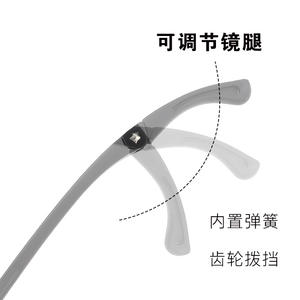 Danyang – lunettes de sport pour enfants, monture complète Tr90, légère, ronde, bleue, pour les activités de plein air - Product Image 2