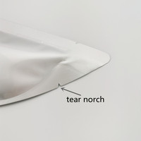 Pochette Doypack vierge en feuille d'aluminium avec bec verseur et poignée, qualité alimentaire, haute barrière, pour liquides (jus, vin, sauces, huiles), personnalisable, multi-tailles, imprimée