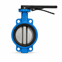 Vanne papillon à levier en fonte ductile de type Lug pour l'alimentation en eau et les conduites de protection incendie