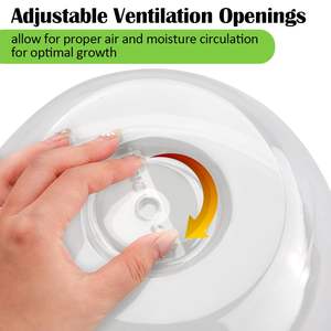 Couverture de pépinière hydroponique en plastique PET isolé miniature de haute qualité pour outils de jardinage, jetable, transparente, écologique - Product Image 4