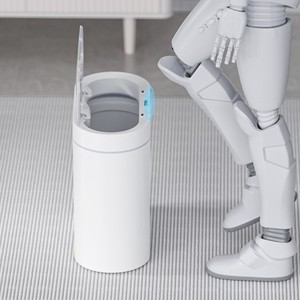 ELPHECO 8L Smart Sensor Trash Can Waterproof Slim Standing Design Anti-odor Easy Clean For Bedroom Bathroom - Product Image 3