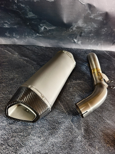 Pot d'échappement modifié S-C pour Hypermotard 950, design flamme <span class=keywords><strong>scorpion</strong></span> - Noir/Argent, échappement de moto - Product Image 5